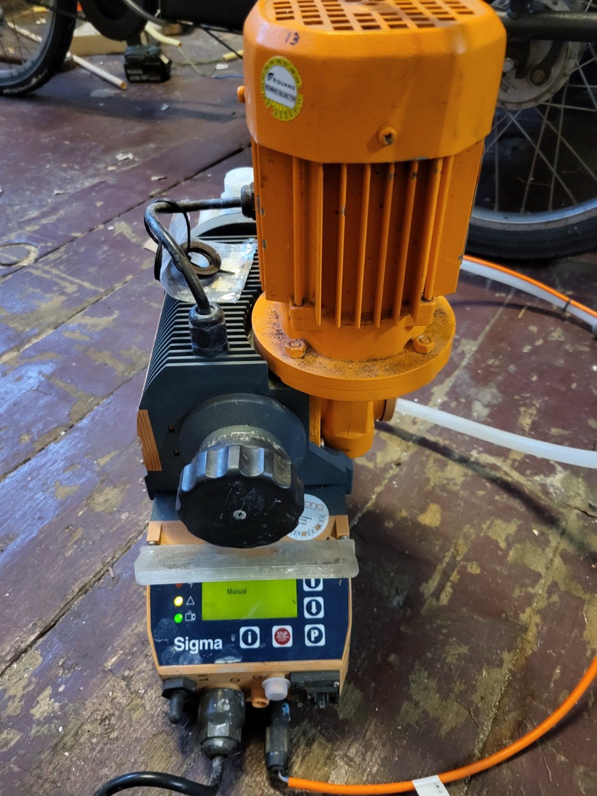 Prominent Sigma doseerpomp met Bonfiglioli motor, Tuin en Terras, Ophalen of Verzenden, Gebruikt, Elektrisch, Overige typen