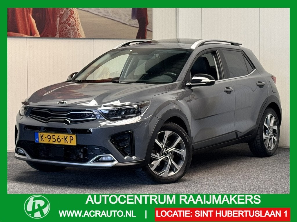 Kia Stonic 1.0 T-GDi MHEV GT-PLUSLINE AUTOMAAT NAVIGATIE ADA, 1160 kg, Gebruikt, Leder en Stof, Origineel Nederlands