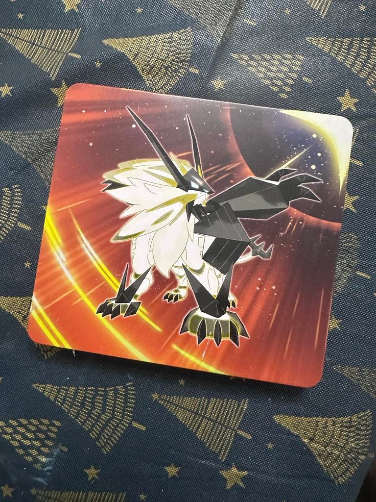 Pokémon Necrozma Solgaleo Lunala GX Tin Box (leeg), Ophalen of Verzenden, Zo goed als nieuw, Overige typen