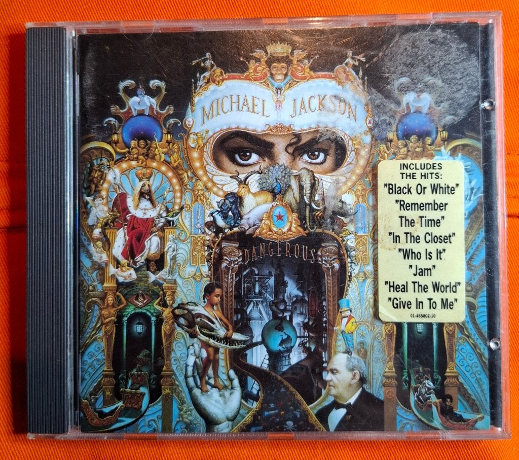 Michael Jackson - Dangerous CD (Krasvrij), Cd's en Dvd's, Cd's | Pop, Pop, Inclusief doosje, Ophalen of Verzenden, Zo goed als nieuw