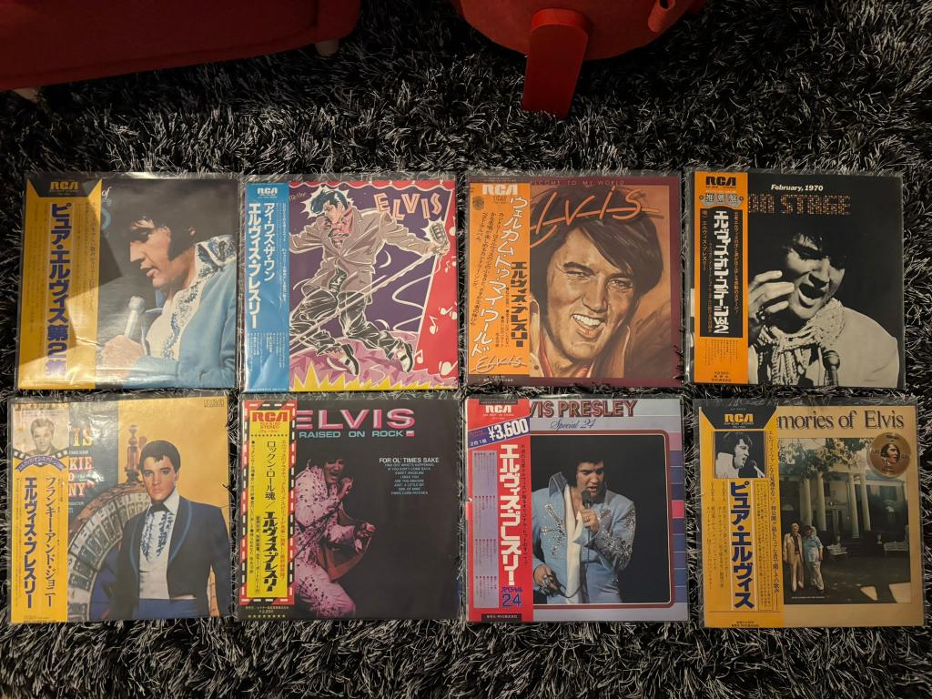 Grote verzameling Elvis LP'S (Japan) - Incl. OBI, Cd's en Dvd's, Vinyl | Rock, Inclusief obi, Ophalen of Verzenden, Rock-'n-Roll