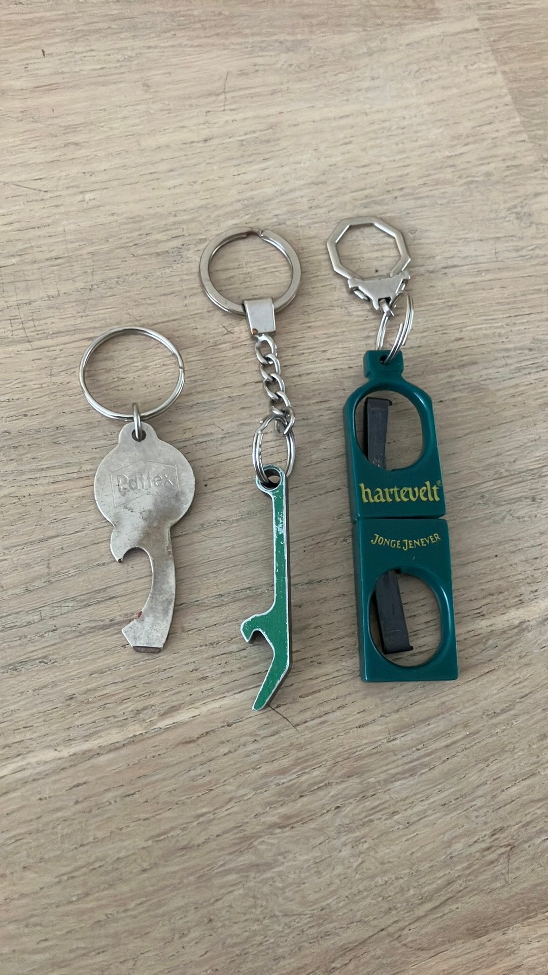 Sleutelhanger fles opener 2st, Verzamelen, Ophalen of Verzenden, Zo goed als nieuw, Merk
