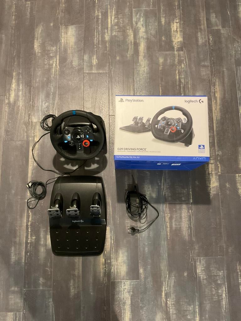 Logitech G29 Driving Force Racing Wheel, Ophalen of Verzenden, Zo goed als nieuw, Stuur of Pedalen, PlayStation 3