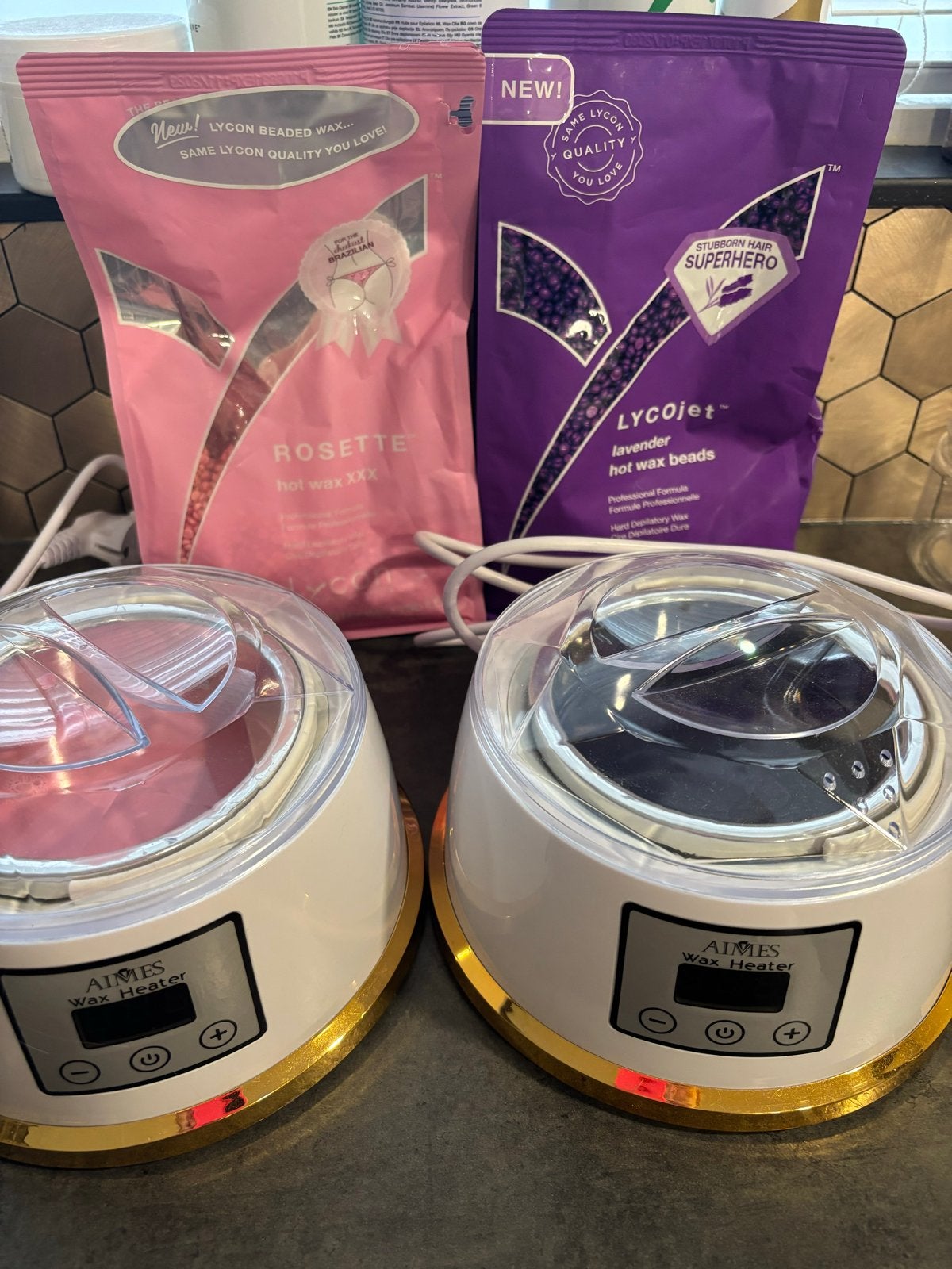 wax heaters met lycon waxparels - Nieuwstaat, Ophalen of Verzenden, Zo goed als nieuw, Overige typen