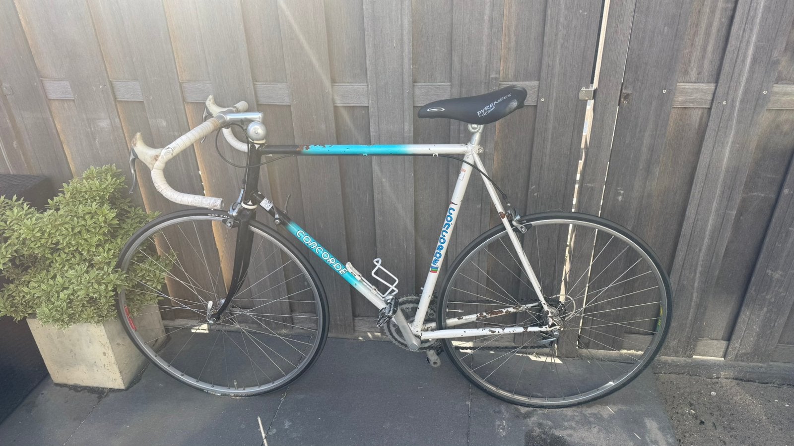 Concorde classic racefiets, 28 inch, Gebruikt, Velgrem, Ophalen