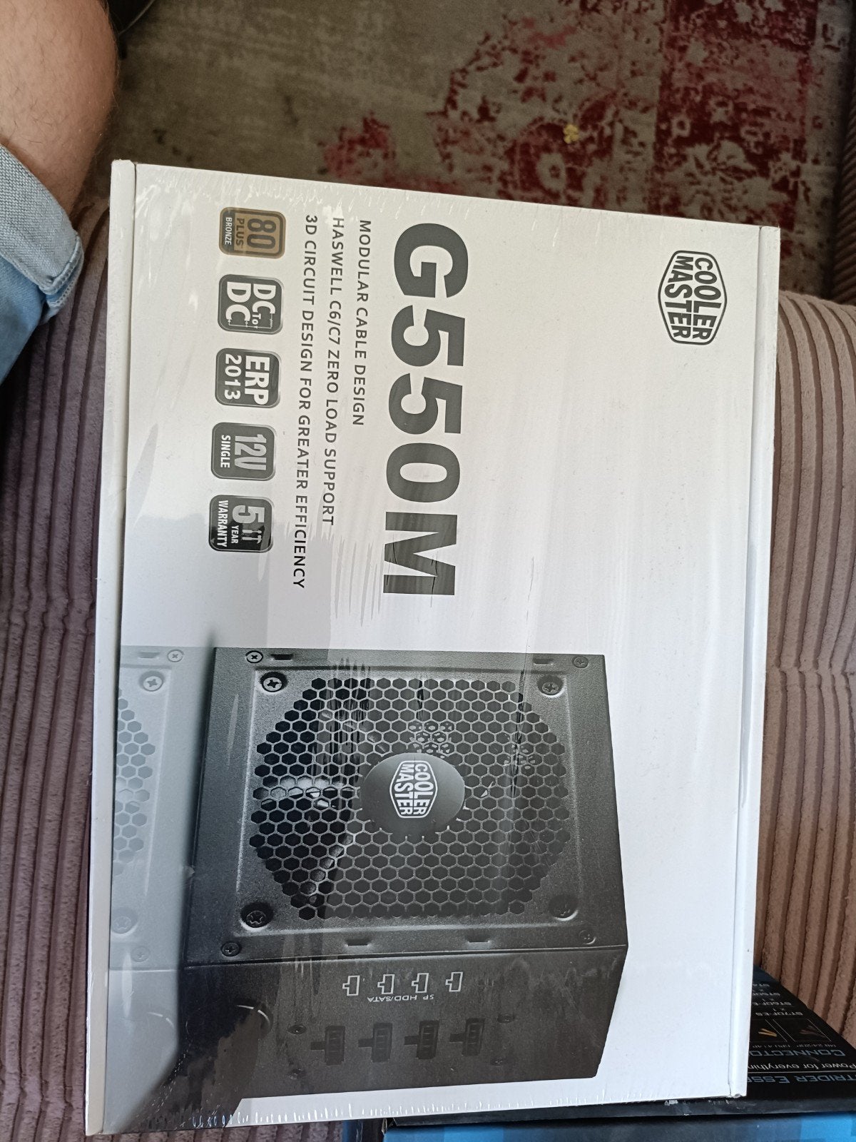 Cooler Master G550M Voeding - Nieuw in doos, Computers en Software, Interne voedingen, Ophalen of Verzenden