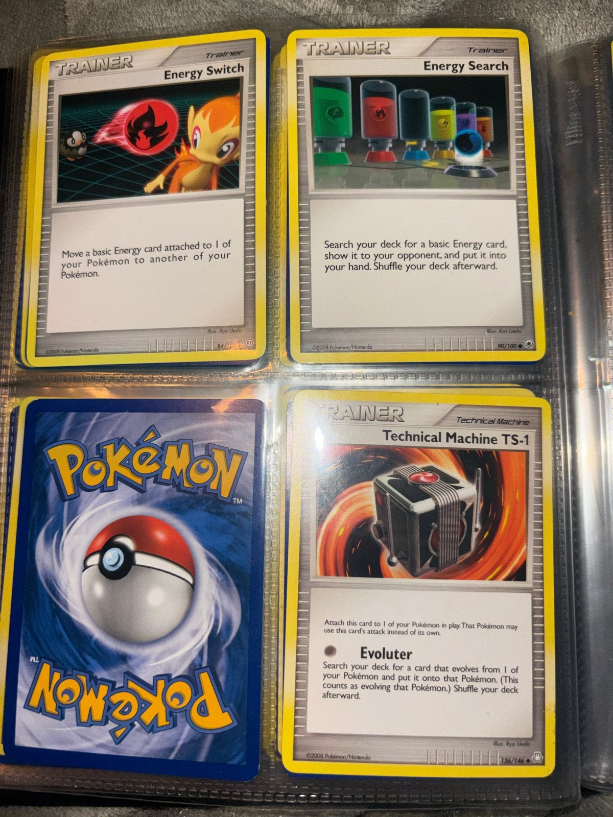 Diverse Pokémon Trainer kaarten (2007-2008), Ophalen of Verzenden, Gebruikt, Meerdere kaarten