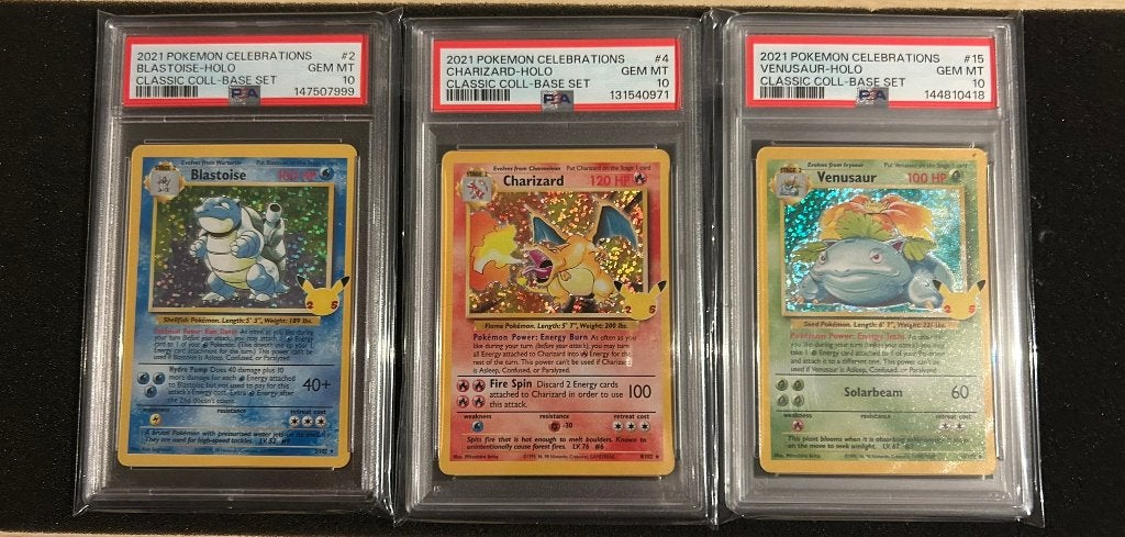 celebration trio psa 10, Ophalen of Verzenden, Zo goed als nieuw