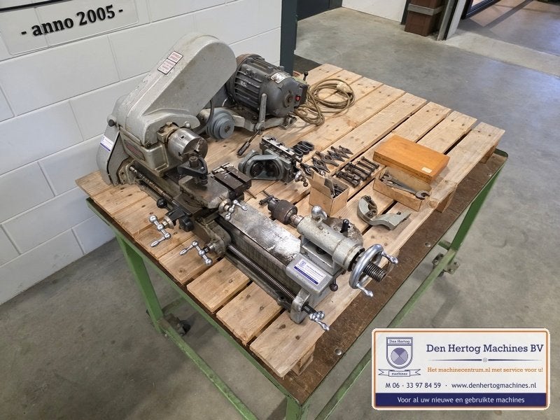 Draaibank Myford ML10 230V horlogemaker modelmaker compact, Ophalen, Gebruikt, Metaaldraaibank, Minder dan 500 mm
