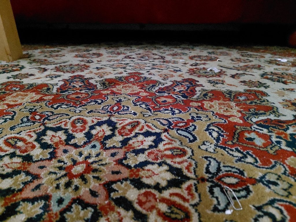 Uniek Perzisch Nain vloerkleed 170x240 - 100% scheerwol, Ophalen, Gebruikt, 150 tot 200 cm, 200 cm of meer