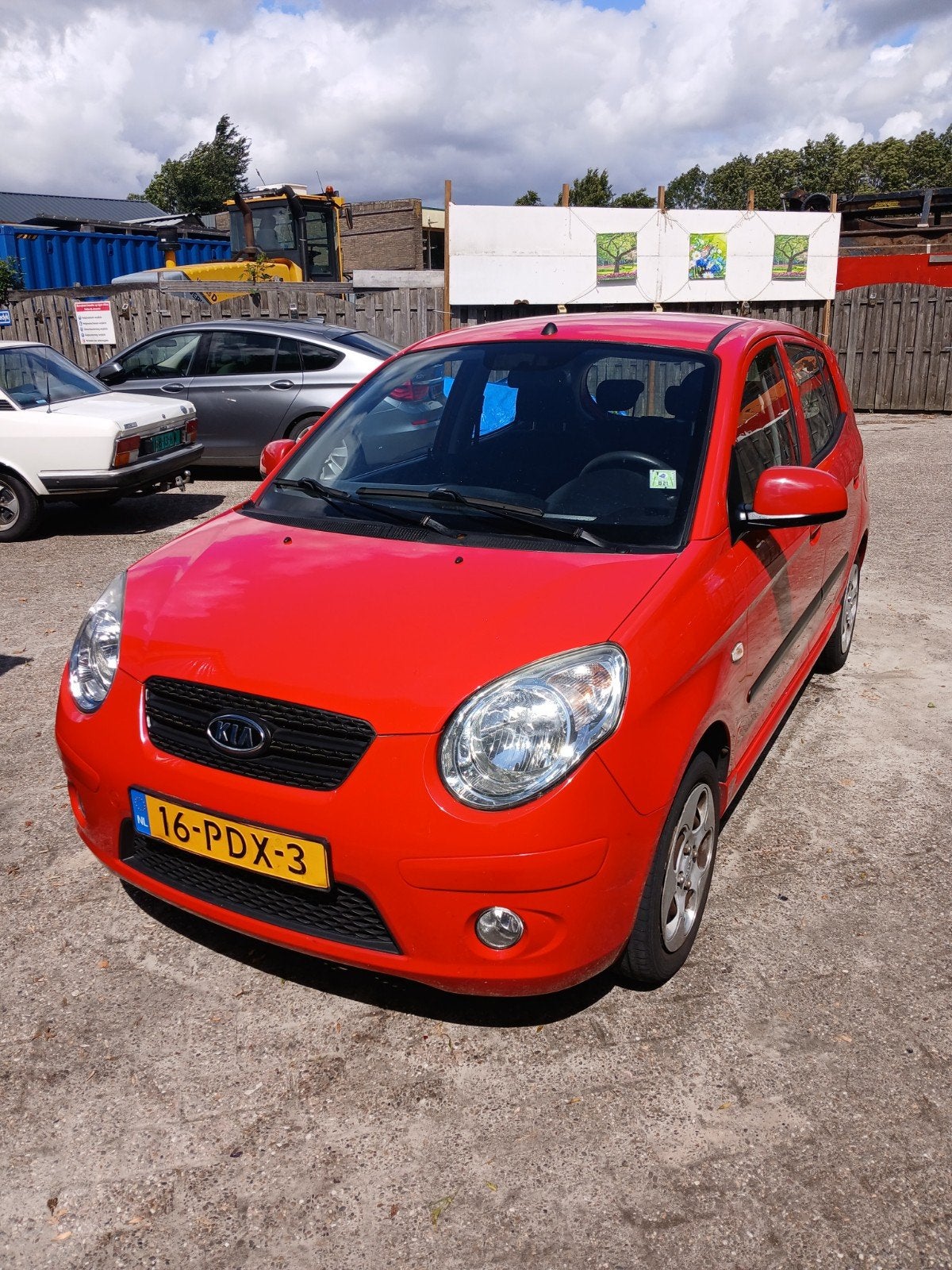 Kia Picanto 1.0 2011 Rood 138956 km, Auto's, 4 cilinders, 400 kg, Origineel Nederlands, Handgeschakeld