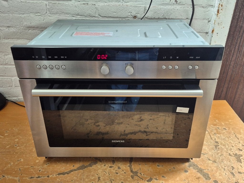 NETTE SIEMENS HB86Q560N COMBI MAGNETRON/OVEN TE KOOP, Gebruikt, Info@siemens.nl, 60 cm of meer, Ophalen of Verzenden