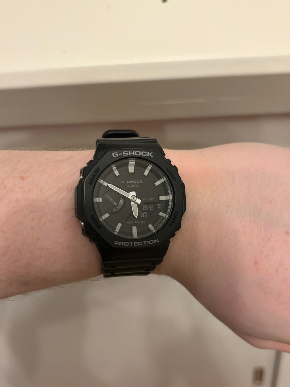 Casio G-Shock GA-2100 Zwart - Zeer Nette Staat, Sieraden, Tassen en Uiterlijk, Horloges | Heren, Casio, Kunststof, Polshorloge