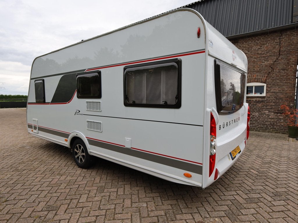 Bürstner Premio Limited 450 TS mover | voortent, Caravans en Kamperen, Rondzit, Bedrijf, Schokbreker, Tot en met 4