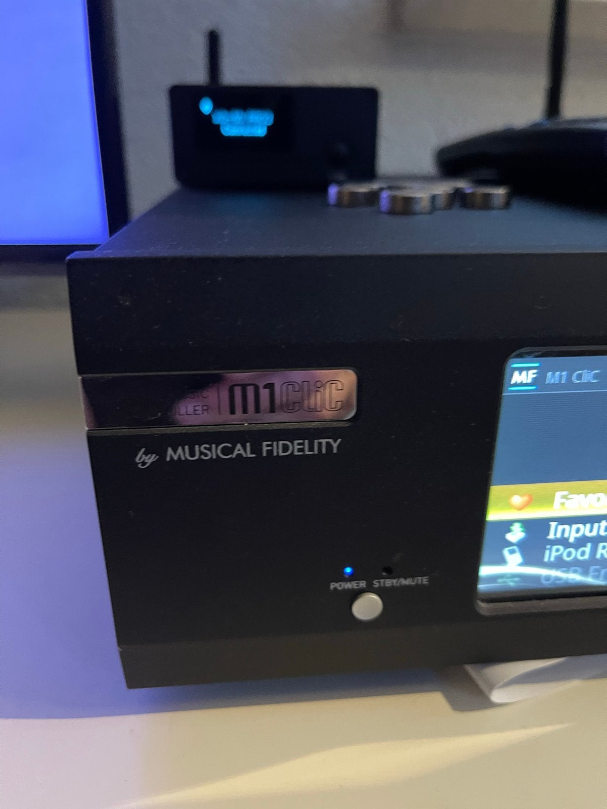 Musical Fidelity M1CLiC - Netwerkspeler/DAC/Voorversterker, Overige merken, Overige systemen, Ophalen of Verzenden, Zo goed als nieuw