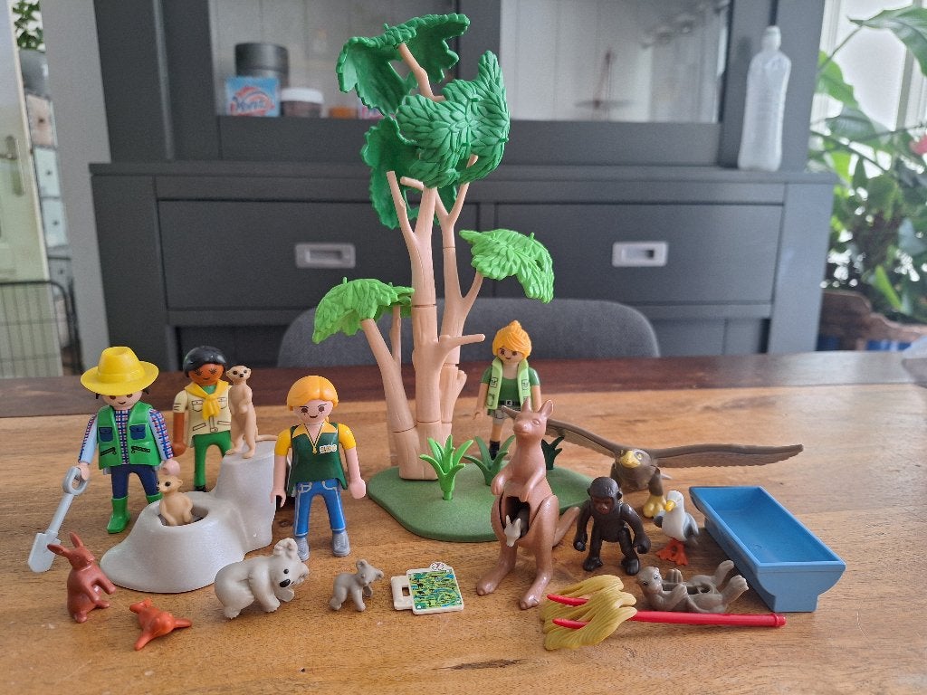 Playmobil Dierenwereld (combi van sets), Wild life, Gebruikt, Complete set, Ophalen of Verzenden