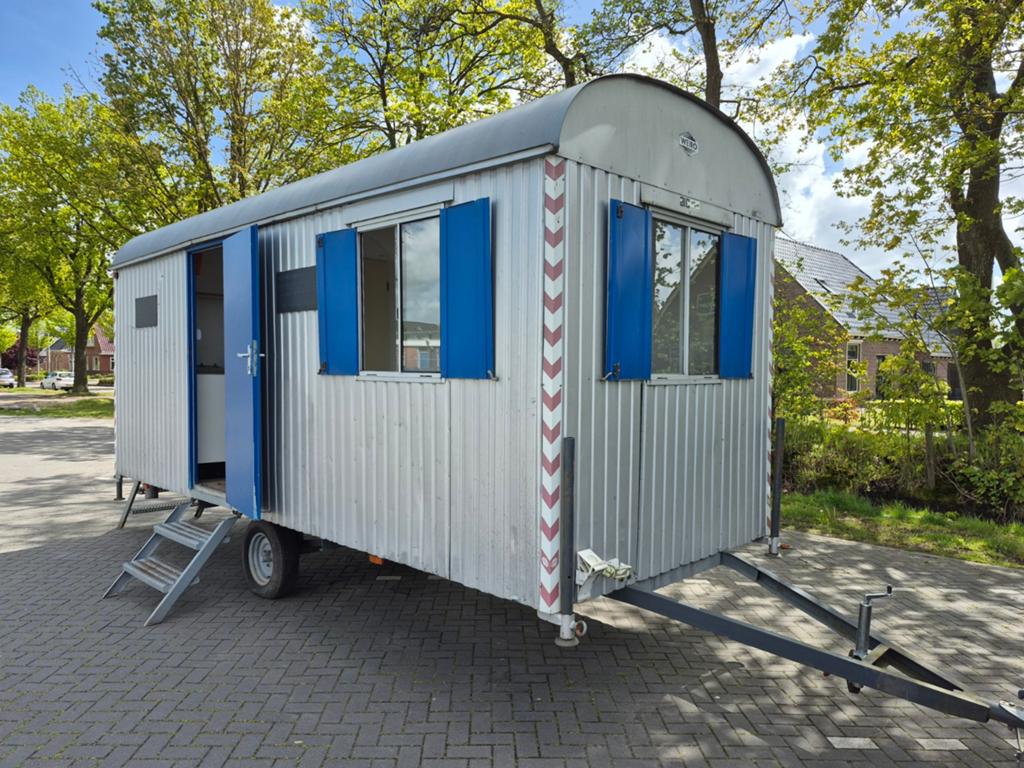 Keetwagen / Schaftwagen met vast toilet en inrichting, Ophalen of Verzenden
