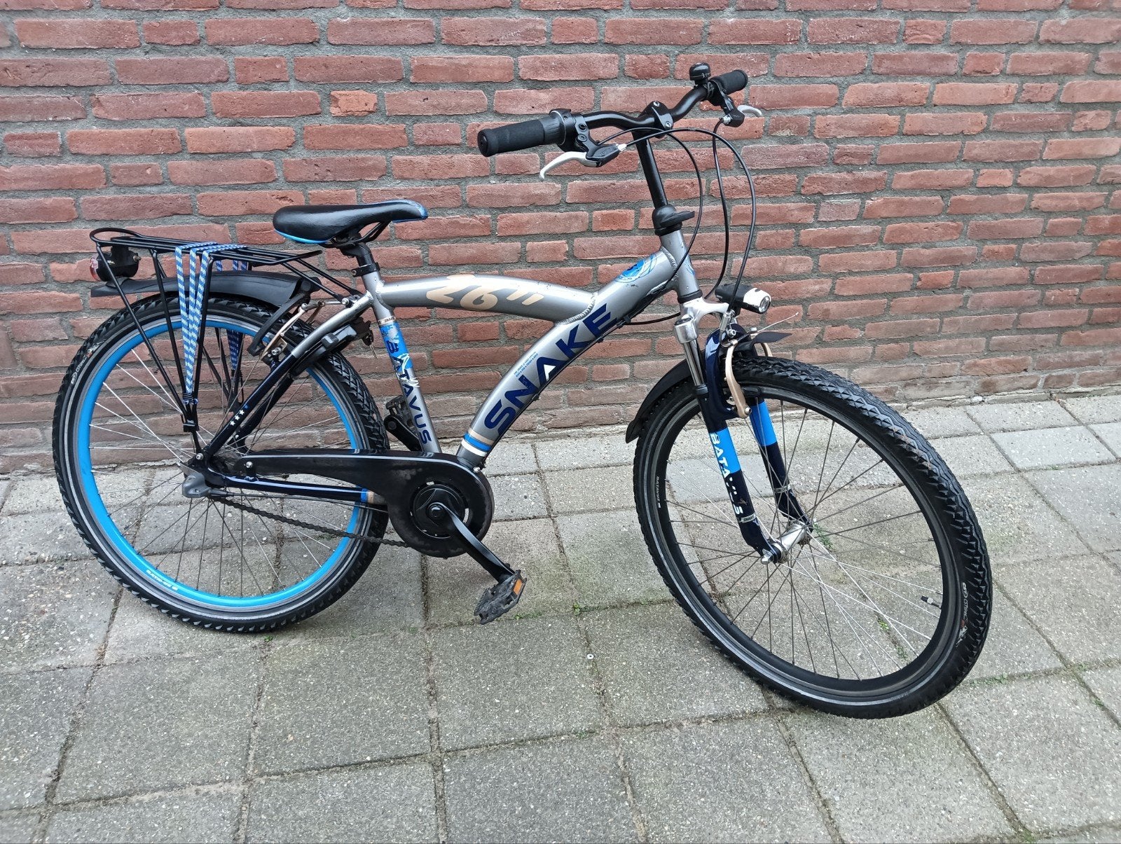 leuke 26 inch Batavus snake jongens fiets 3 versnellingen, Ophalen, Gebruikt, 26 inch of meer, Versnellingen