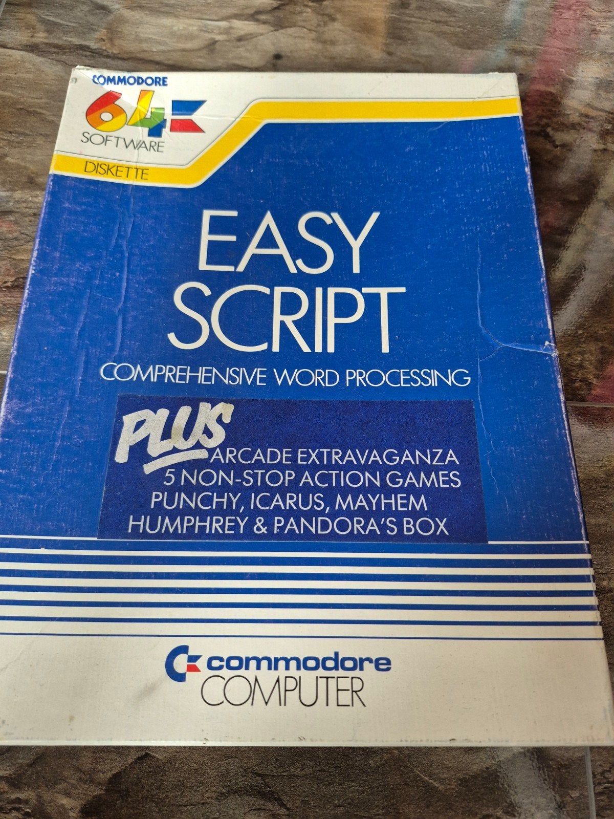 Commodore 64 Easy Script Plus disk versie grote box, Gebruikt, Overige genres, 1 speler, Ophalen of Verzenden
