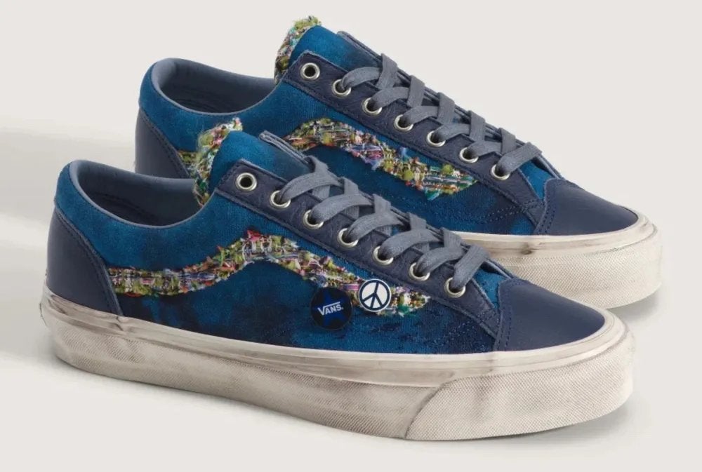 Vans Old Skool 36 LX Souvenir Navy - Maat 41, Blauw, Ophalen of Verzenden, Sneakers of Gympen, Zo goed als nieuw