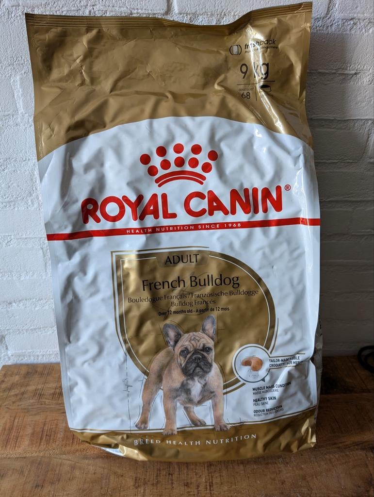 Nieuwe zak Royal Canin Franse bulldog 9kg🐾, Dieren en Toebehoren, Ophalen