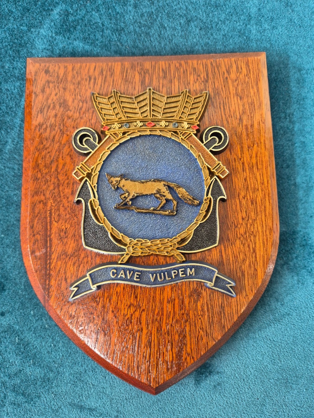 Wapenschild Hr. Ms. Gelderland D811, Ophalen of Verzenden, Landmacht, Nederland, Embleem of Badge