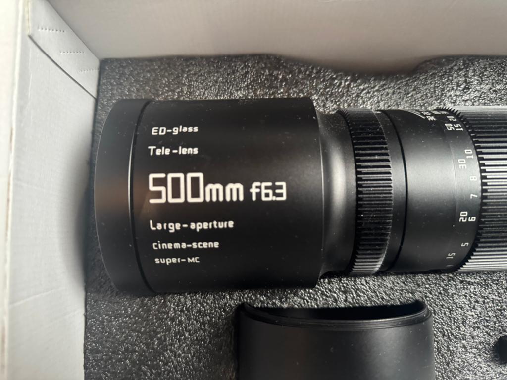 TTArtisan 500mm f/6.3 Sony E-Mount Telelens | Zo goed als ni, Audio, Tv en Foto, Fotografie | Lenzen en Objectieven, Ophalen of Verzenden