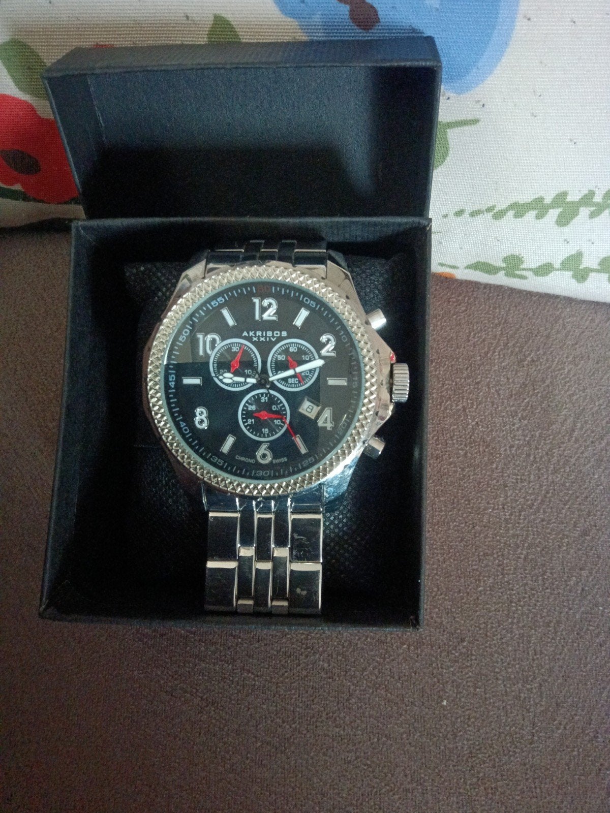 AKRIBOS XXIV herenhorloge - zo goed als nieuw, Sieraden, Tassen en Uiterlijk, Horloges | Heren, Ophalen of Verzenden, Zo goed als nieuw