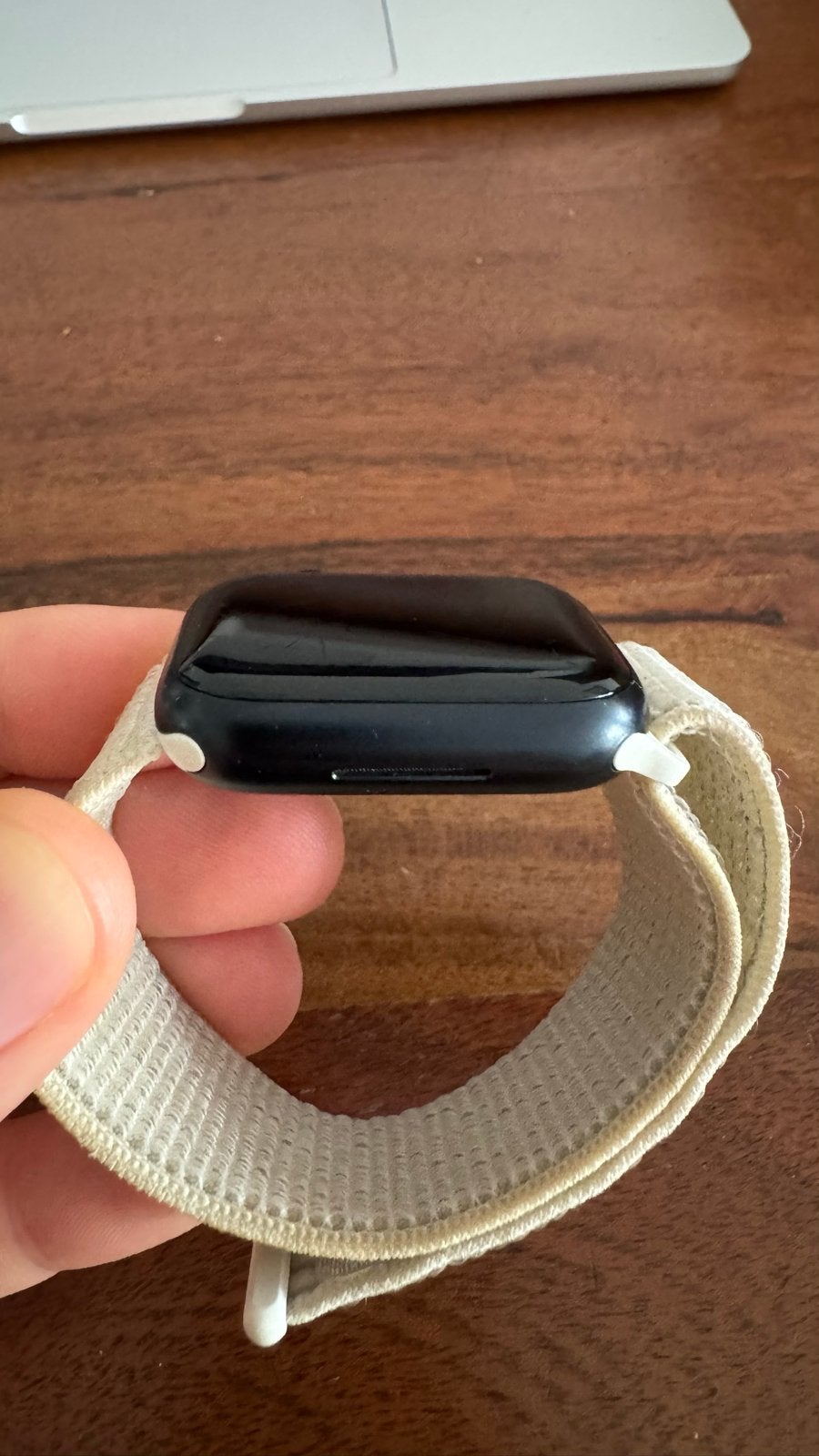 Apple Watch Series 7 GPS + Cellular Nike 41mm + extra's, Sieraden, Tassen en Uiterlijk, Smartwatches, Zwart, IOS, Ophalen of Verzenden
