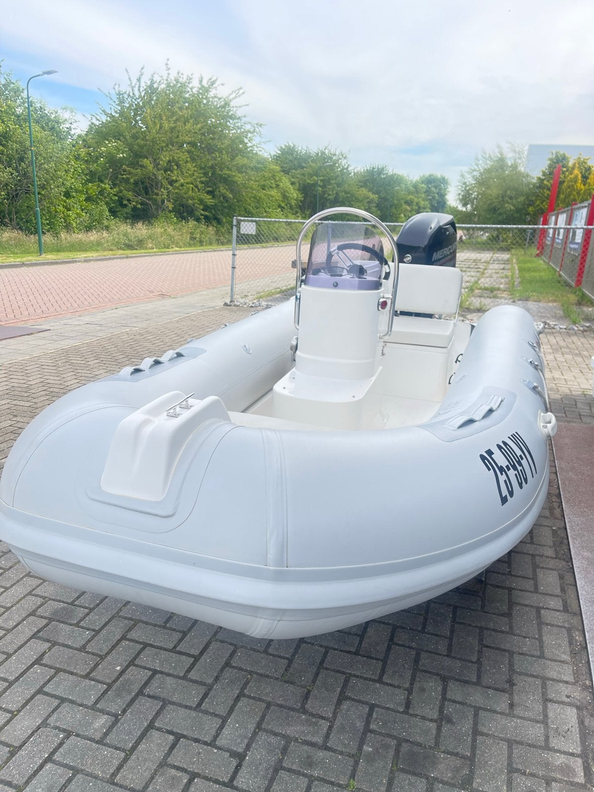 Silver Marine RIB Captain 420B met 40pk Mercury motor, Ophalen, Polyester/glasvezel, Overige merken, Gebruikt