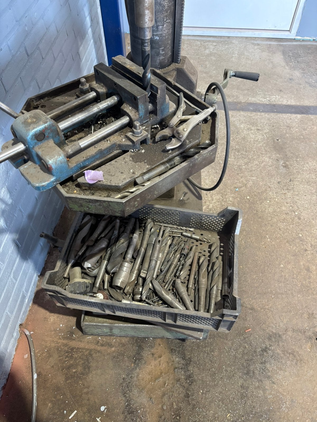 Kolomboor machine,inclusief boren, Ophalen, Variabele snelheid, Kolomboormachine, Gebruikt