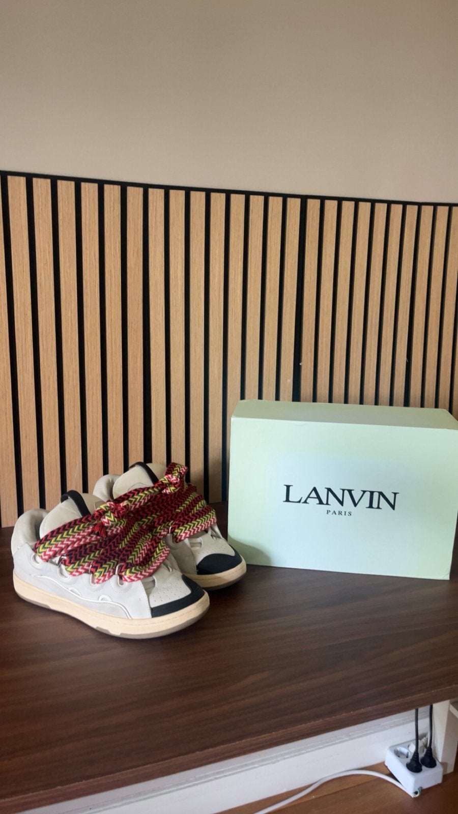 Lanvin curbs maat 44 met doos!, Verzenden, Zo goed als nieuw