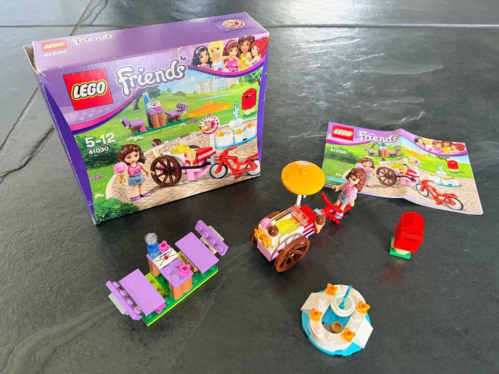 LEGO Friends Olivia's ijskar - 41030 - Complete set inc boek, Ophalen, Lego, Friends, Zo goed als nieuw