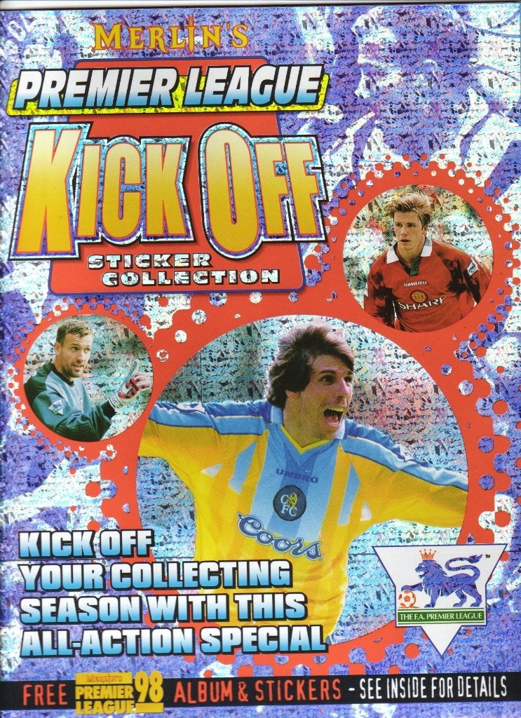 KICK OFF PREMIER LEAGUE 98 - LEEG ALBUM, Ophalen of Verzenden, Buitenlandse clubs, Boek of Tijdschrift