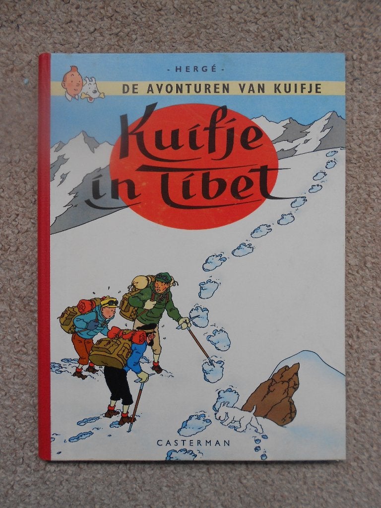 Kuifje in Tibet - hardcover A60 - bijna nieuw - 1e druk 1960, Boeken, Eén stripboek, Ophalen of Verzenden, Zo goed als nieuw, Hergé