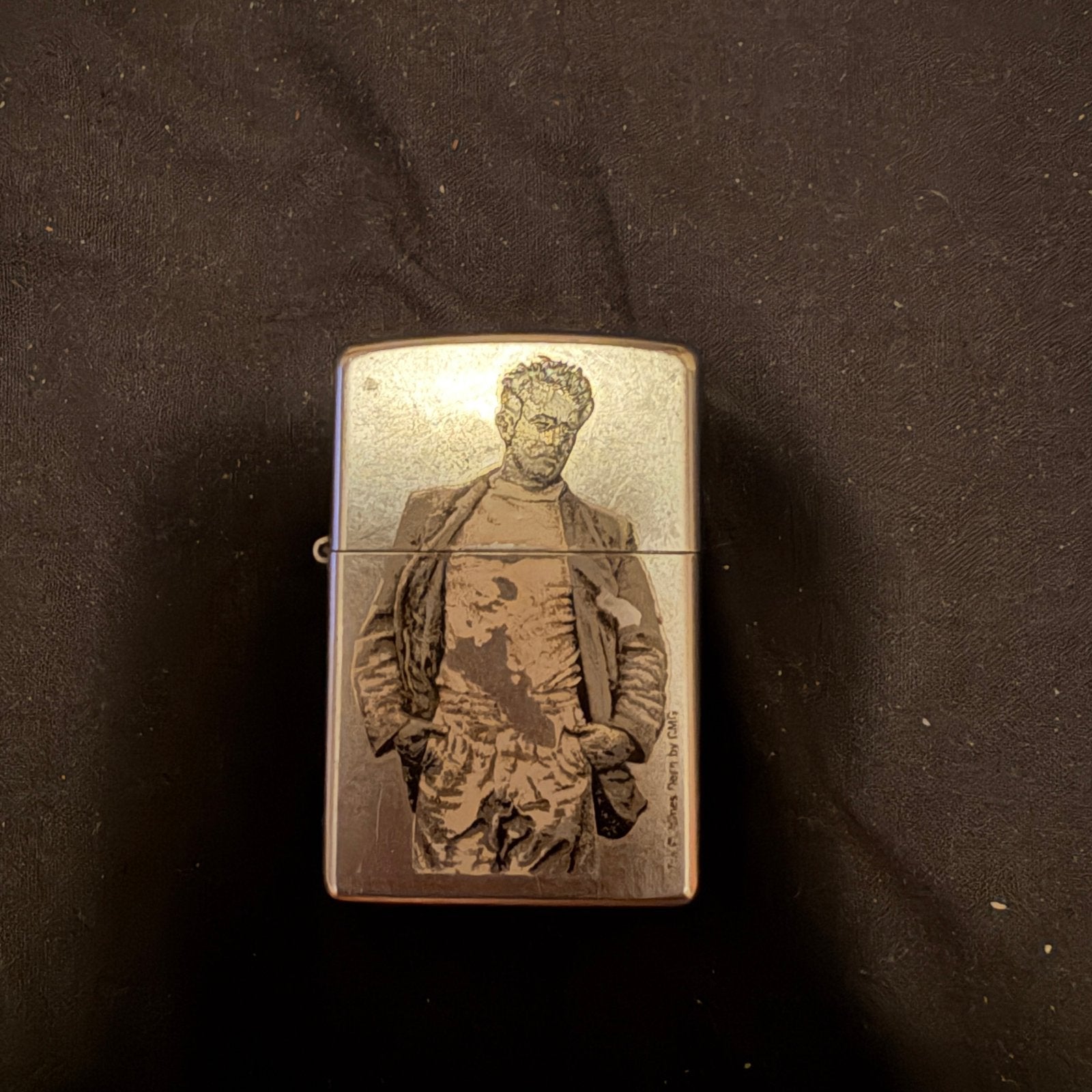 Zippo aansteker met James Dean afbeelding, Ophalen of Verzenden, Gebruikt, Aansteker