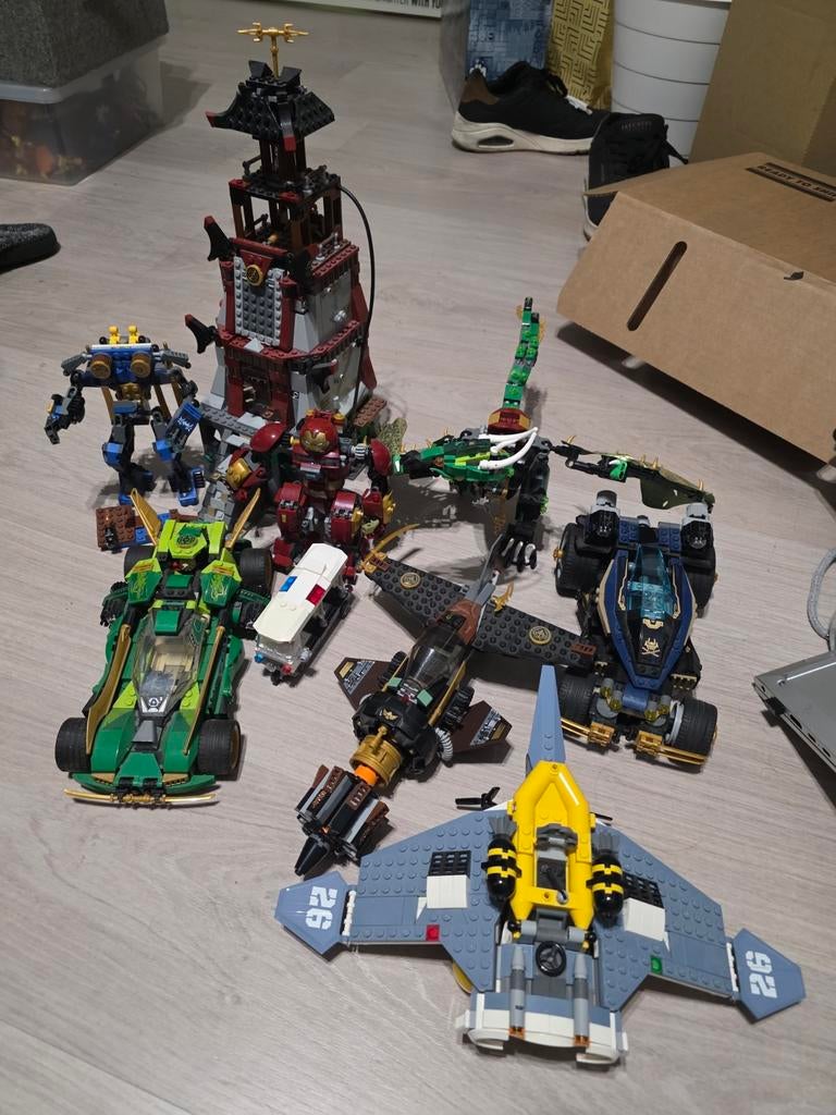 Lego Ninjago en Iron Man sets - Diverse modellen, Gebruikt, Lego, Ophalen of Verzenden, Ninjago