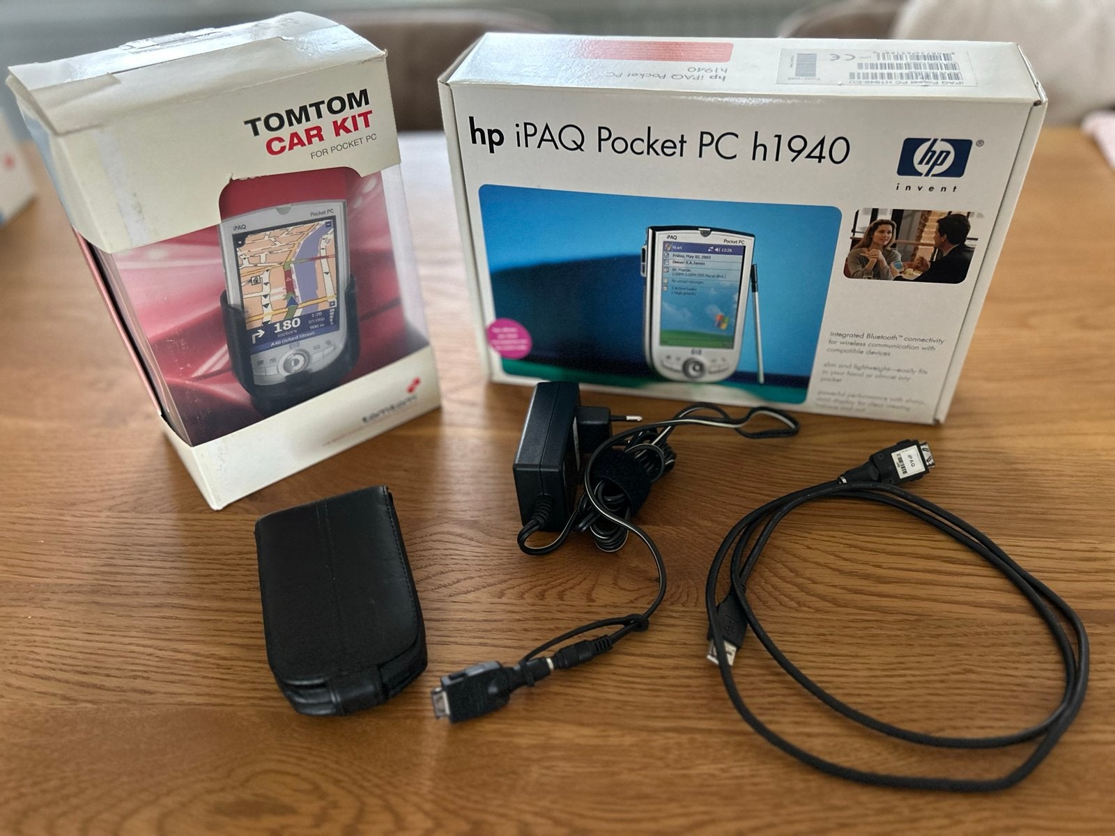 HP iPAQ Pocket PC h1940 met TomTom Car Kit, Ophalen of Verzenden, Gebruikt, Windows Mobile, Met stylus of aanraakpen