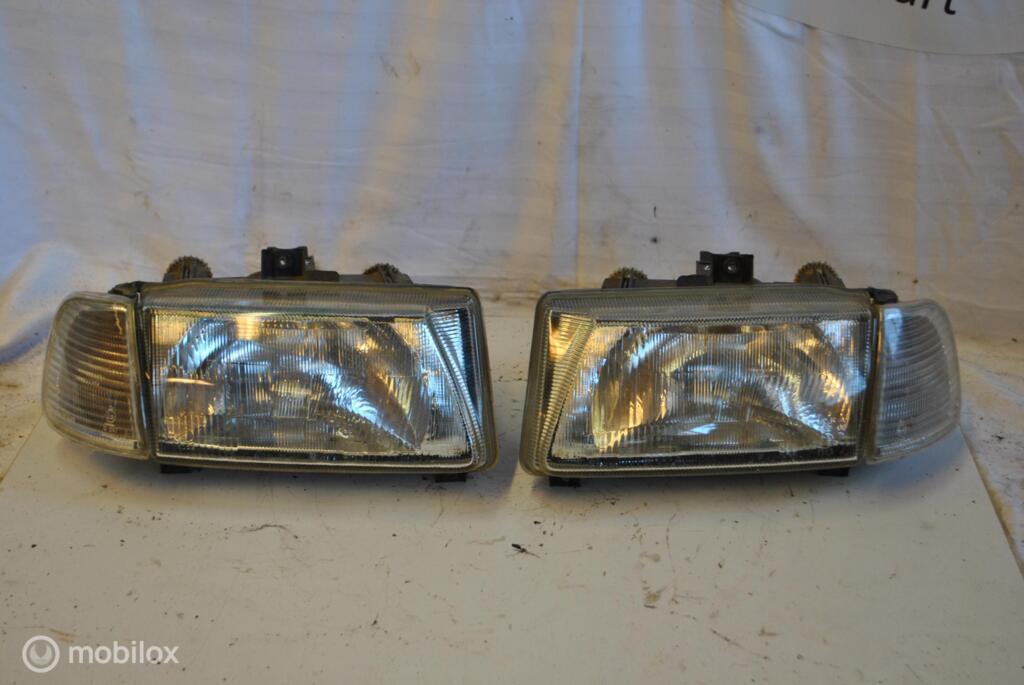 Koplampen set Seat Ibiza 6K ('93-'02) 6K1941029C, Gebruikt, Ophalen of Verzenden, Seat