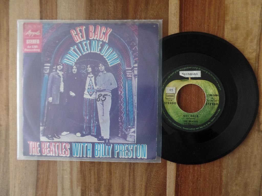 single The Beatles - Get Back / Don't Let Me Down, Cd's en Dvd's, Vinyl Singles, Gebruikt, Rock en Metal, Ophalen of Verzenden