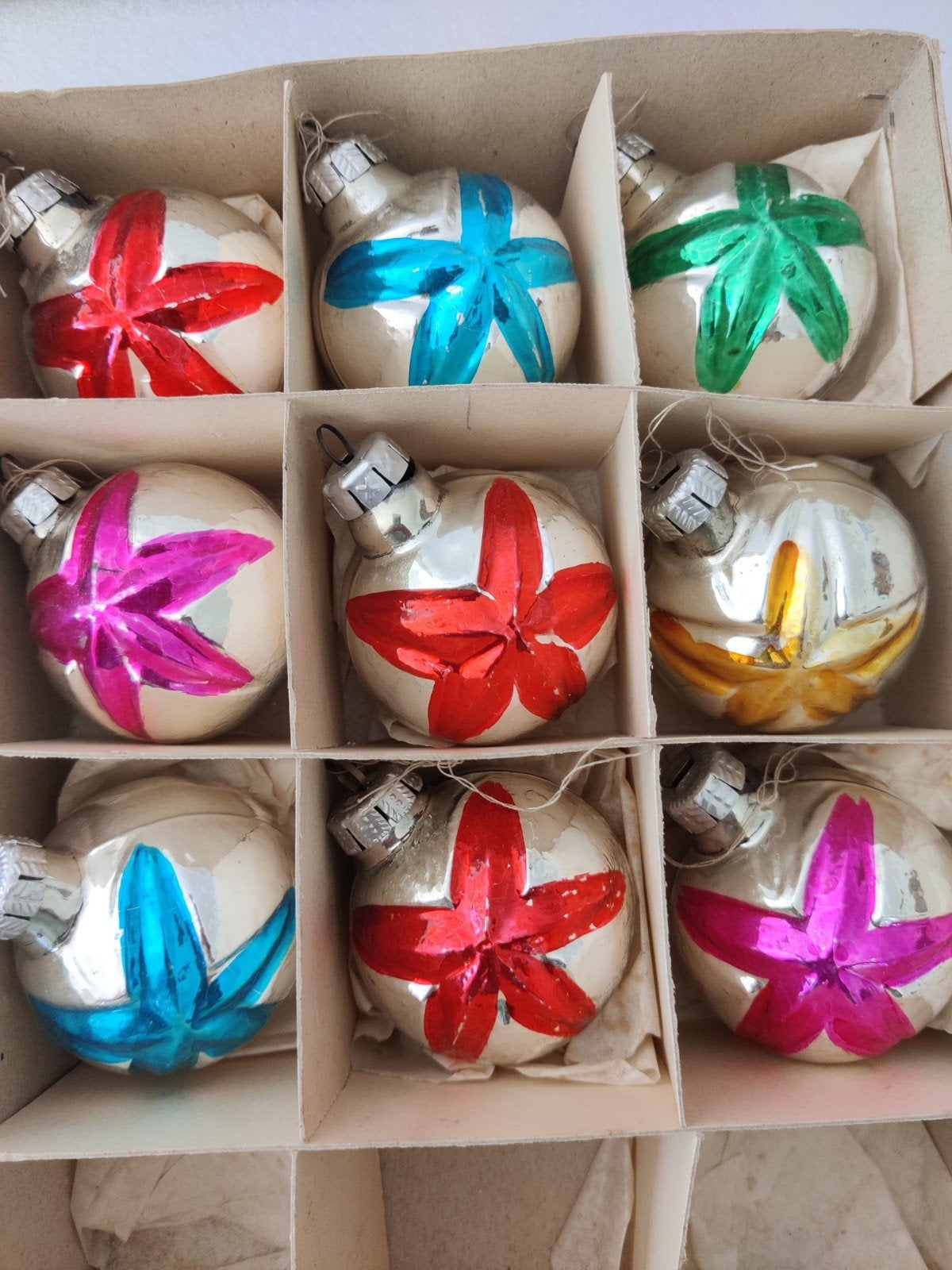 DDR kerstballen, Ophalen of Verzenden
