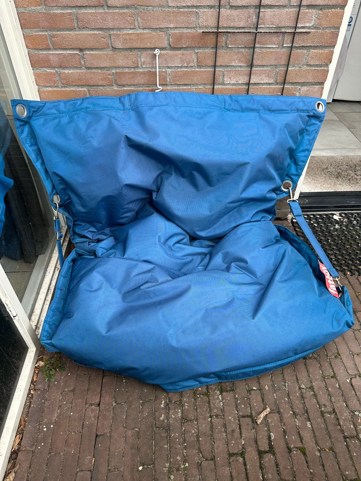 Fatboy buggle up Original outdoor Zitzak - Blauw, Ophalen, Gebruikt, Blauw, Zitzak