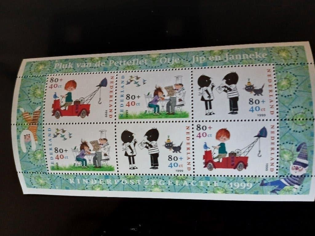21 vellen verschillende ongebruikte kinderpostzegels., Postzegels en Munten, Ophalen of Verzenden, Na 1940, Postfris