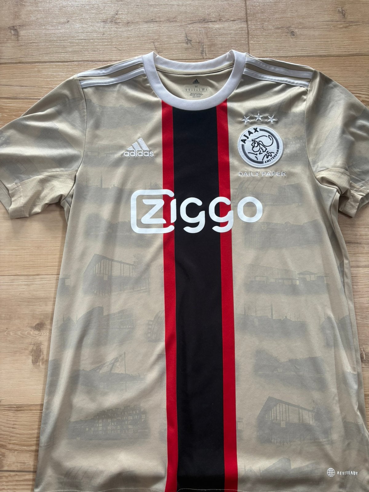 Ajax shirt, Maat 48/50 (M), Wit, Ophalen of Verzenden, Zo goed als nieuw