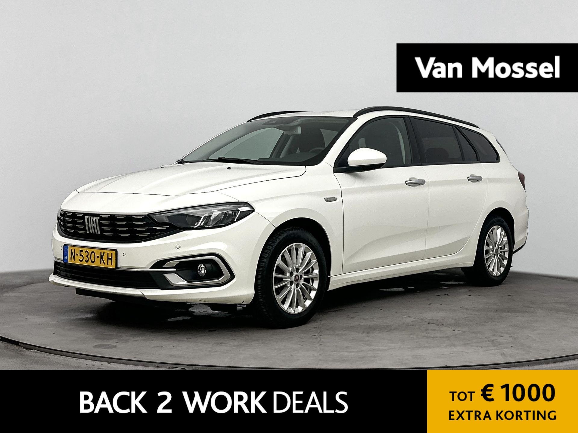 Fiat Tipo Stationwagon 1.0 Life | Navigatie | Climate-Contro, Auto's, 12 maanden, Gebruikt, Wit, 3 cilinders