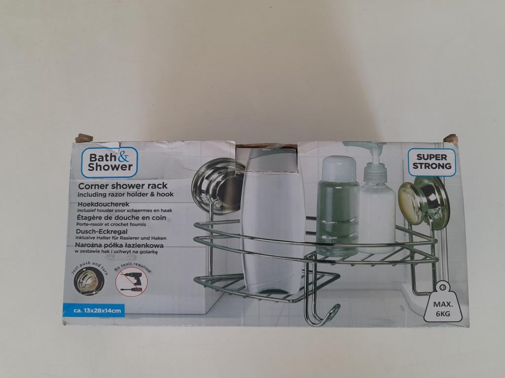 Doucherek chroom - nieuw, Huis en Inrichting, Ophalen, Minder dan 50 cm, Overige typen, Nieuw