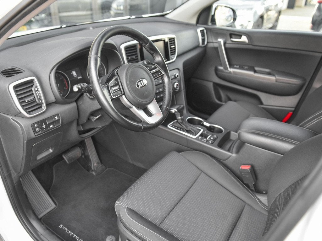Kia Sportage 1.6 T-GDI 4WD DynamicLine Navi Camra Trekhaak S, Auto's, Stof, Gebruikt, 4 cilinders, Wit