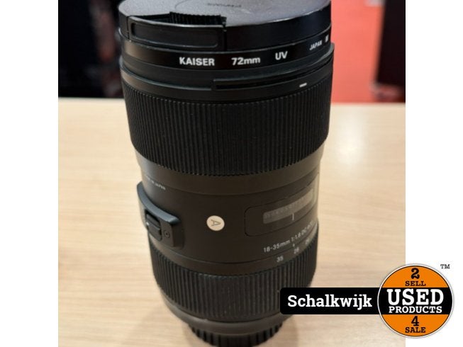 Sigma 18-35mm f/1.8 DC HSM ART voor Nikon met uv filter, Sigma, Zo goed als nieuw, https://www.sigma-global.com/en/contact/, 2-4-16 Kurigi, Asao-ku, Kawasaki-shi, Kanagawa 215-8530, Japan