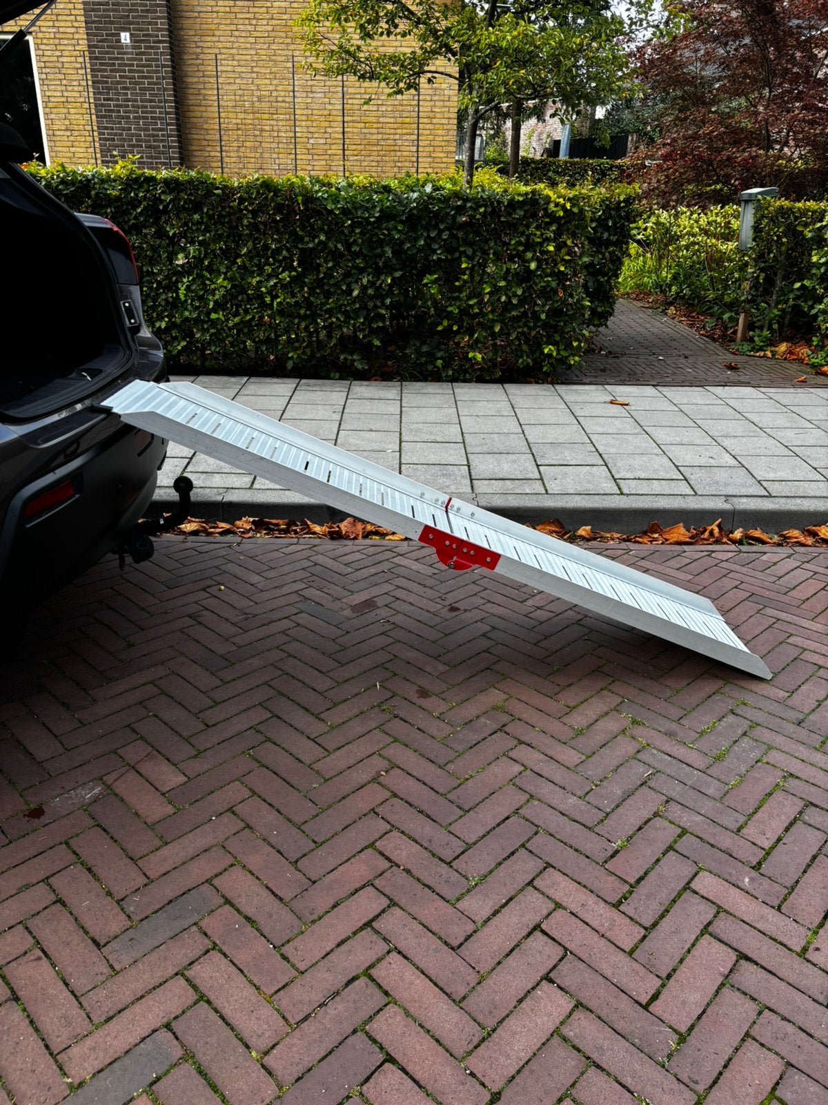 Huisdier loopplank goederen oprijplaat 36 x184 aluminium, Ophalen, Zo goed als nieuw