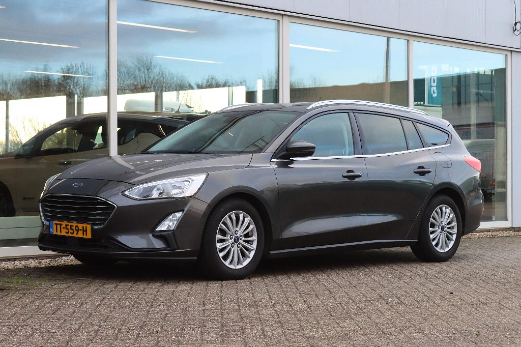 Ford Focus Wagon 1.0i 125pk Titanium Business NIEUW MODEL, 1283 kg, Origineel Nederlands, Parkeersensor, Zilver of Grijs